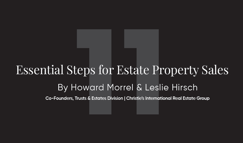 estential steps for estate property sales